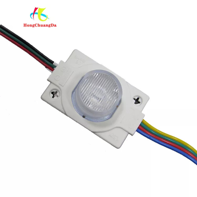 Solo LED módulo RGB de SMD3030 con la lente 46*30m m tri color de 110 lúmenes