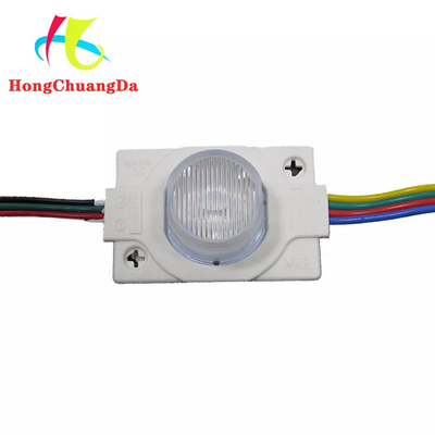 Solo LED módulo RGB de SMD3030 con la lente 46*30m m tri color de 110 lúmenes